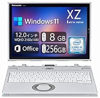 パナソニック 2in1モデル Let's note CF-XZ6 ■第7世代Core i5-7200U(2.5GHz) / 8GBメモリ / SSD 256GB / 12インチQHD（2160×1440）/ Office H&B 2019 / Win11搭載 (整備済み品)