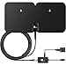 1byone 4K Double Panel HDTV Antenna, 1byone Indoor/Outdoor Amplified Digital TV Antenna 120Miles Waterproof Support UHF VHF 4K Ultra HD Freeview Channels with 26ft Coaxial Cable
