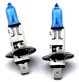H1 (448) 55w Super White Xenon Look/Effect Upgrade Headlight Bulbs 12V