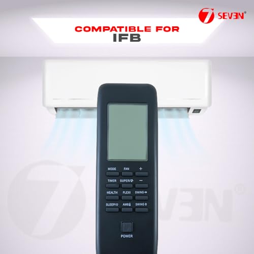 Image of 7SEVEN Compatible of IFB Ac Remote Convertible 8-in-1 Split Inverter 7 Stage Air Treatment with Wi-Fi Remote Control, Ensure Each Key Function Match and Genuine Remotes Should Replicate Exactly
