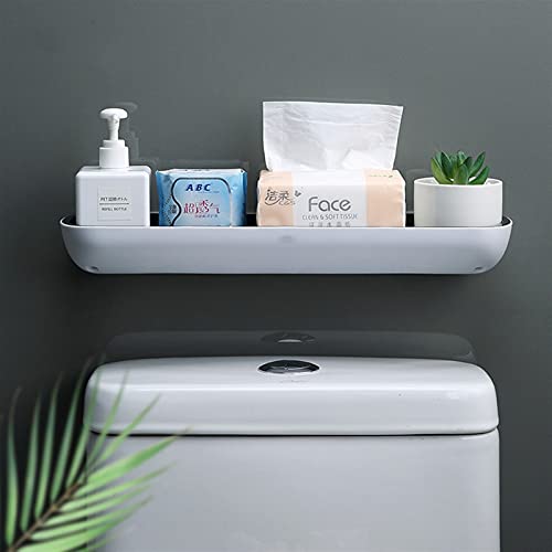 Geen Punch Bad Planken, Badkamer Plank Douche Caddy Organizer Wall Mount Shampoo Rack Keuken Opslag Badkamer Accessoires… - Image 6