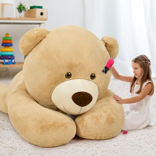 Image of MaoGoLan Giant Teddy Bear 10ft Stuffed Animal, Huge Jumbo Size 10 Feet Teddy Bear Plush, Charming and Fluffy Teddy Bear for Decorations, Celebrations,Valentines Day,Baby Shower,Brown