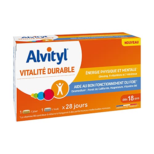 Alvityl - Comprimés Vitalité Durable - Double action Revitalisante & Bien-Etre - 28 comprimés Cover