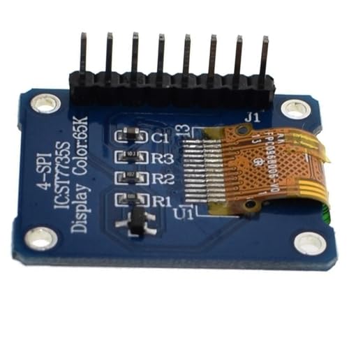 Image of gotor tft LCD Display Module Screen st7735 i2c hd IPS LCD Display SPI | 0.96 inch st7735 i2c lcd display module spi 128x60 tft lcd display module screen for single board computer project