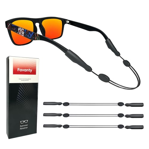 Favanty Glasses Strap Sports, Adjustable Sunglass Strap, Eyeglasses Strap Holder for Kids Women...