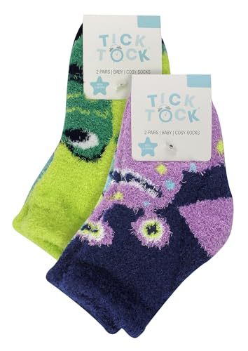 4 Pack Baby Boys Non Slip Socks | Sock Snob | Winter Cosy Socks for Toddlers2