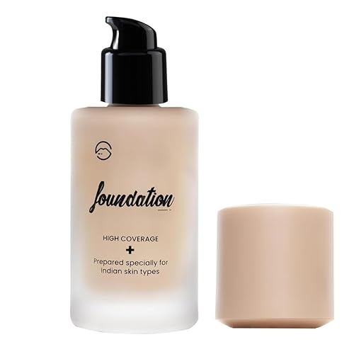 High Coverage Liquid Foundation | Flawless, Blendable & Long-Lasting Makeup Base (1.35 fl oz) (SHADE-08)(SHADE-07)