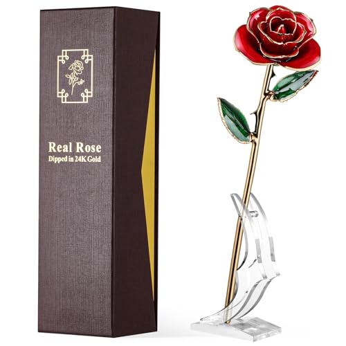 24K-Gold-Dipped-Real-Rose-Preserved-Eternal-Rose-with-Gift-Box-Romantic-Gift-for-Her-Anniversary-Valentines-Day-Mothers-Day-Wedding-and-Birthday-Present 24K Gold Dipped Real Rose Preserved Eternal Rose with Gift Box Romantic Gift for Her Anniversary Valentines Day Mothers Day Wedding and Birthday Present