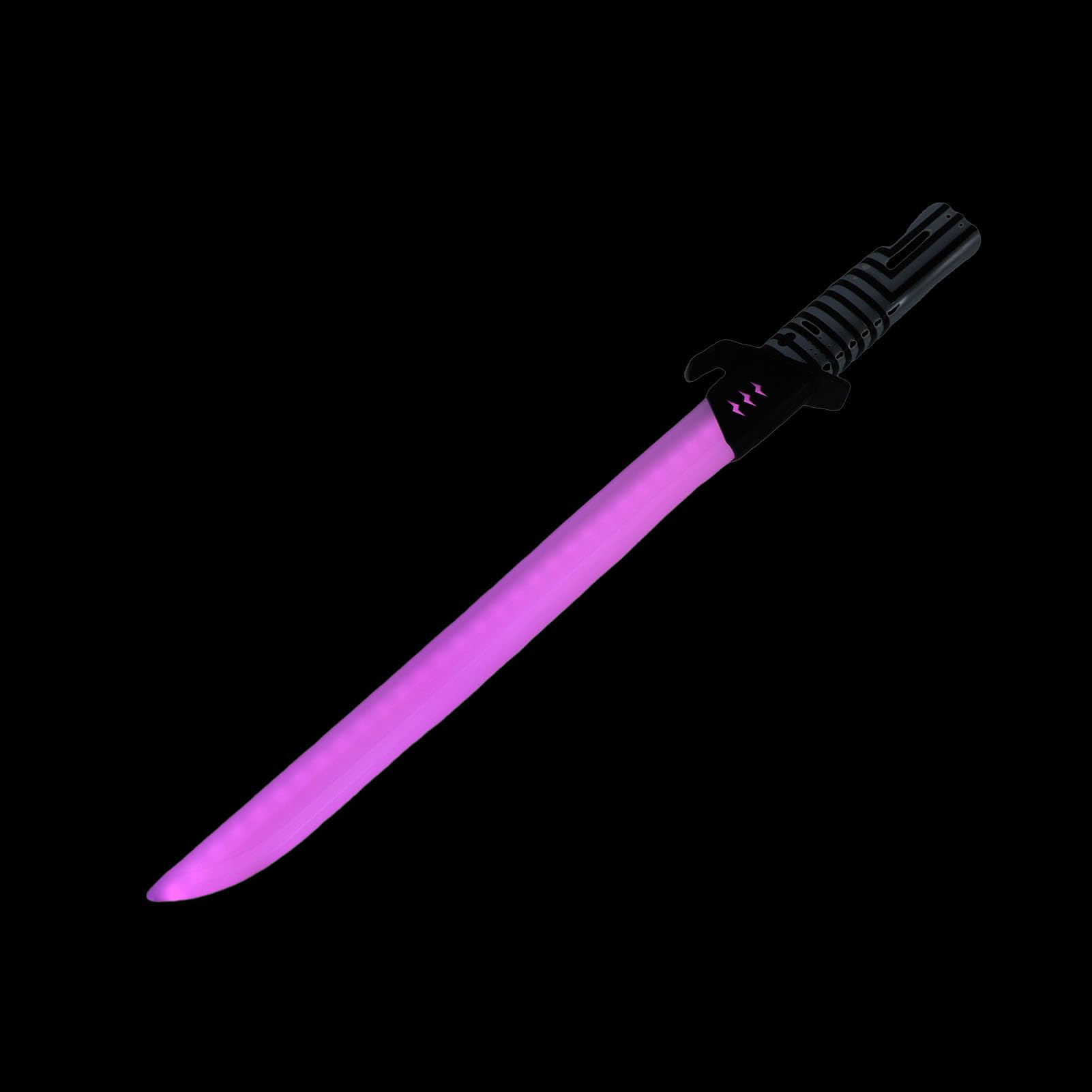 Dpofirs LED-Lichtschwertspielzeug, Leuchtendes Schwert mit Scheidengeräusch und Bunten LED-Lichtern für Cosplay-Rollenspielpartys