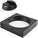 BIGWISH 2PCS Set 3D Floating Display Case Display Stands Holder Suspension Frame for Championship Ring,Challenge Coin,AA Medallion,Jewelry,Pin,Black,3.5x3.5x0.8 Inches(Without Rings)