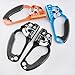 TRIWODNER Climbing Hand Ascender Rock Climbing Tree Arborist Rescue Rappelling Equip Left Right Hand Climbing Ascender Rope Clamp for 8-13mm (Right Hand Blue)