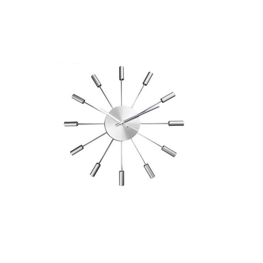 Horloge murale silencieuse REYG au design original de couverts pour salon et cuisine