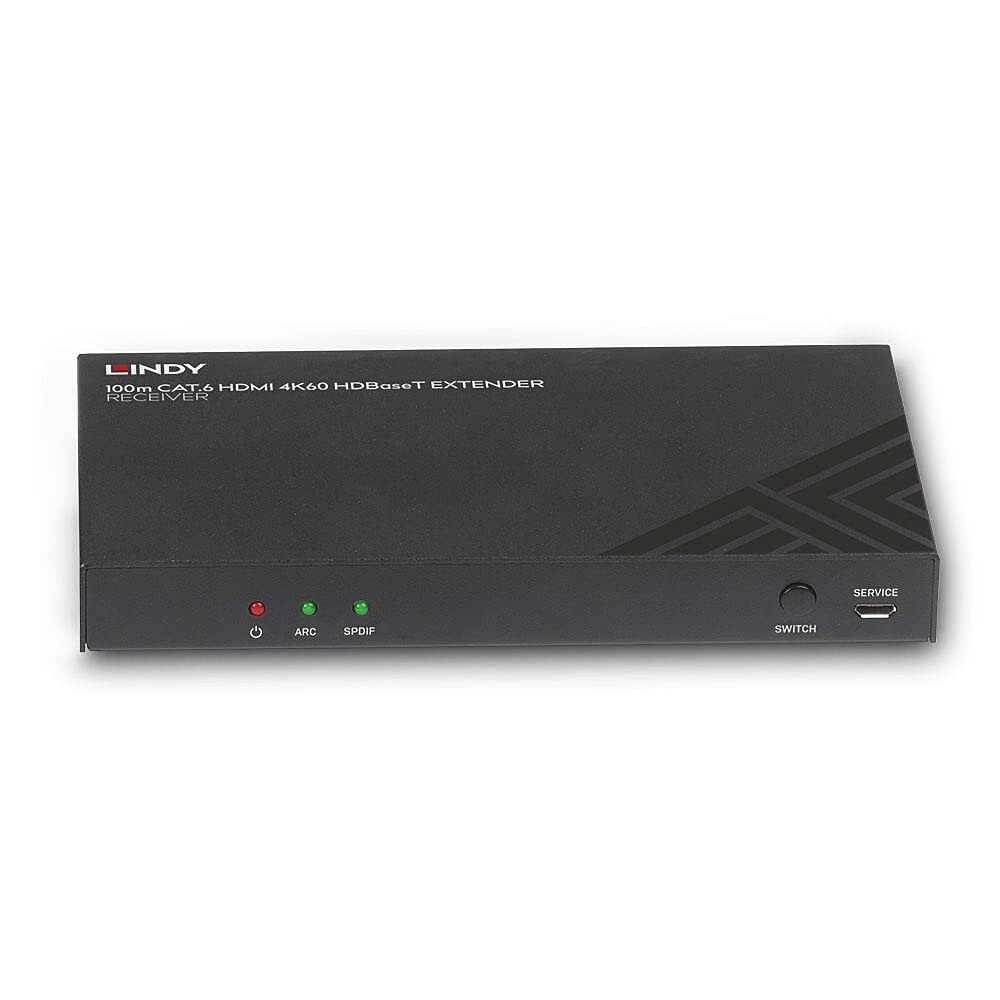 LINDY 38342 100m Cat.6 HDBaseT Extender-Receiver HDMI 4K60 Audio IR RS-232