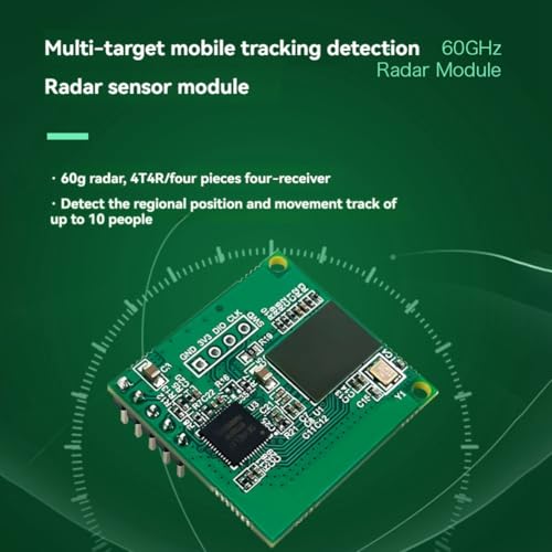 Módulo de Sensor de Radar MmWave de 60 GHz LD6001A con interfaz serie CH340 para presencia 5
