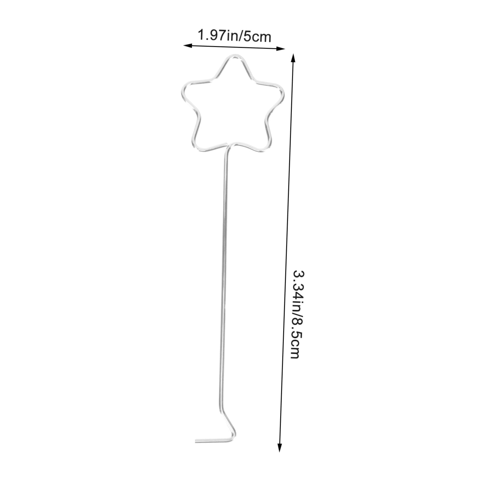 STOBAZA 2pcs Star Design Candle Wick Hooks Easy to Operate Wick Trimmer for Candlemaking