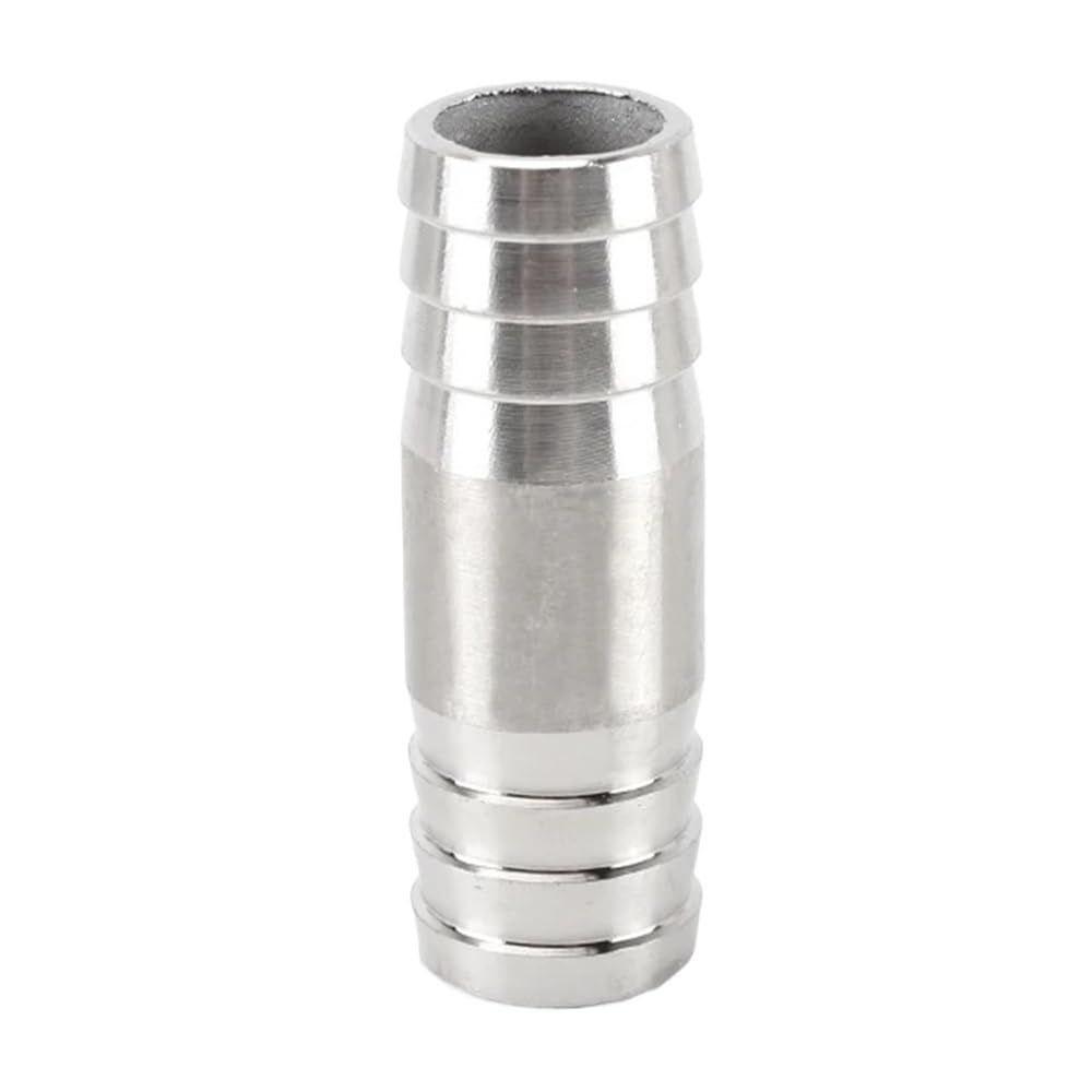 Yjqhody One Color 1Piece Equals Straight Pipe Fitting Hose Barb Pagoda Joint, Ss304 2 Way Connector For Hydraulic Systems(20Mm)