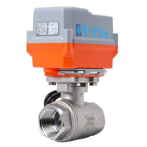 Vanne 2 voies 1" en acier inoxydable de précision avec robinet sphérique proportionnel - 2