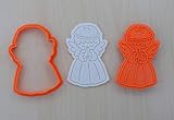 Angel Cookie Cutter and Stamp Set 100 (2.4 x 3.6 inches)