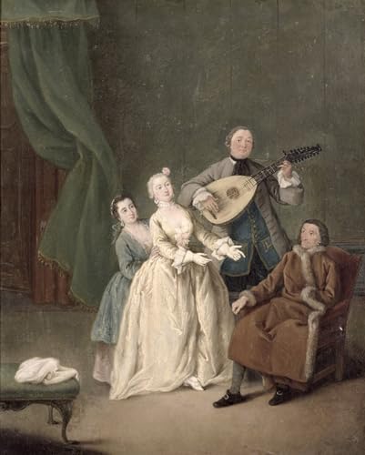 Pintura murales decor Pietro Longhi cuadro lienzo 60x90cm salón