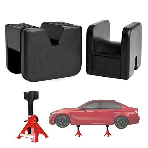 DUTISON Jack Pads For Jack Stands, Rubber Pads For High Lift Steel Jack Stands/Car Jacks
