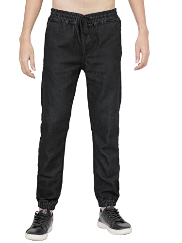 Image of KETCH Mens Jogger FIT Black Jeans