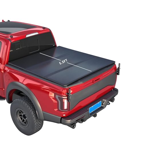 Hard Tri Fold Tonneau Cover Truck Bed Cover Compatible with
