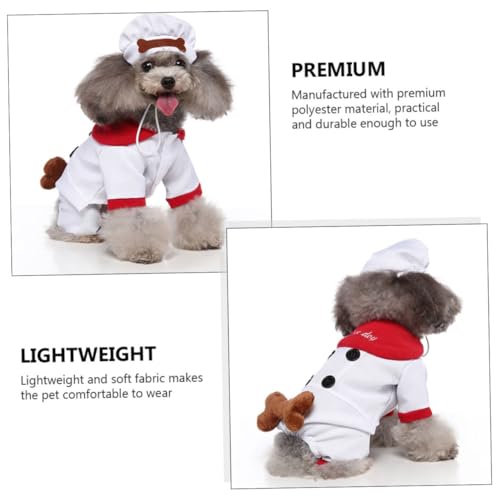 Disfraz para perro talla XL color blanco miniatura 7