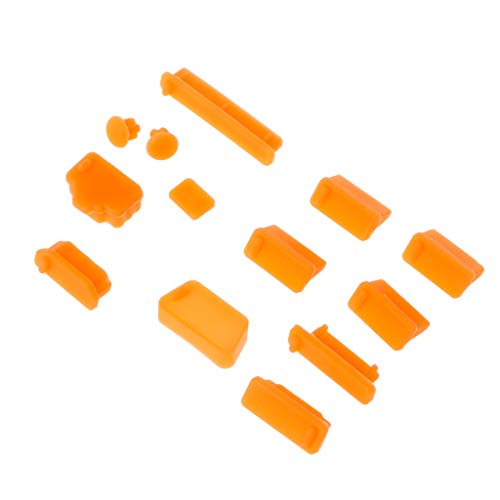 FPOUT 13pcs/Set Colorful Silicone Laptop Anti Dust Plug Cover Stopper Universal Dustproof