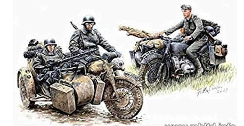 Master Box German Motorcycle Troops ON The Move B&M&W R75 1/35