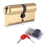 Llave con hoyuelos para mayor seguridad y ayuda a evitar que sean copiados por personas no autorizadas que podrían tener acceso ocasional a sus llaves.