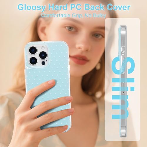 Bumper cover iPhone 15 Pro Max fine anti rayure silicone bleu