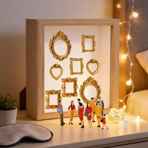 Marco shadow box de recuerdos para bodas y graduación 4