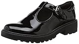 Befestigung: Schnalle Geox Mädchen J Casey Girl O Geschlossene Ballerinas, Schwarz (Black), 32 EU