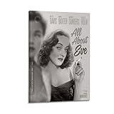 GLUC ONZS All About Eve Poster, klassisches Film- und 