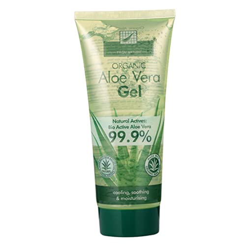 1pc aloe vera gel ultra hidratante enfriamiento gel de aloe natural esencial hidratante diario acondicionador para cabello no elegante para piel, cara y peluquería