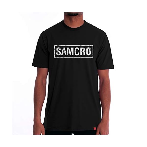 Camiseta Sons Of Anarchy Soa Samcro Frente Brasão Costas