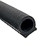M M SEALS - Big D Shape Weather Stripping, Fits Gap 0.35 to 0.51 Inch (9-13 mm), Length 25 Feet (7.65 Meter)