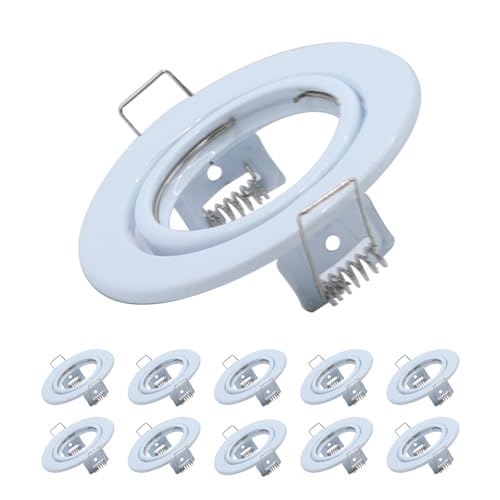 Spots ronds encastrables GU5.3 GU10 lot de 10 pièces de rechange