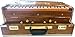 Beautiful Vintage Harmonium, Kolkata Teakwood & Brass 440Hz Bhajan Kirtan Yoga 3¼ Octaves