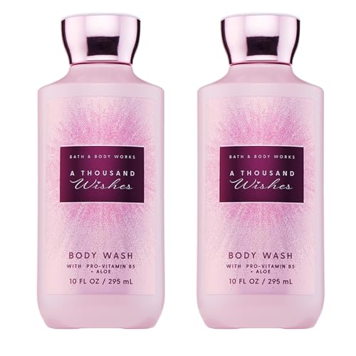 Bath & Body Works A Thousand Wishes Body Wash, Nourishing Cleanser with Pro-Vitamin B5 & Aloe,...