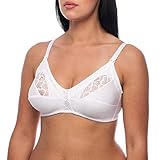frugue Sujetador Lactancia 90% Algodon sin Aros Premama Mujer Blanco FR 90B