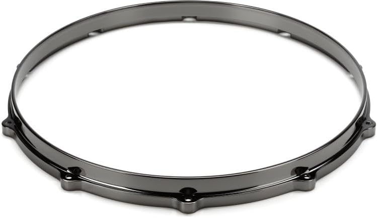 Tama MDH14-10 Die-cast Snare Drum Hoop - 14-inch 10-lug - Black Nickel - Batter Side