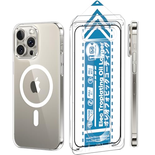 未使用　iPhone15 ケース MagSafe対応 耐衝撃 透明 Amazon.co.jp: いPhone15 ケース MagSafe対応 クリア 多機能360