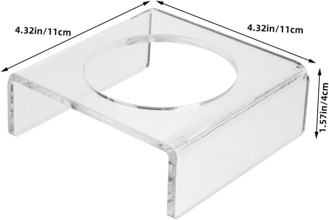 ULTECHNOVO Acrylic Sphere Display Stand Base for Basketball Football Volleyball and Decorative Balls Sturdy Sports Ball Holder for Collectors and Enthusiasts