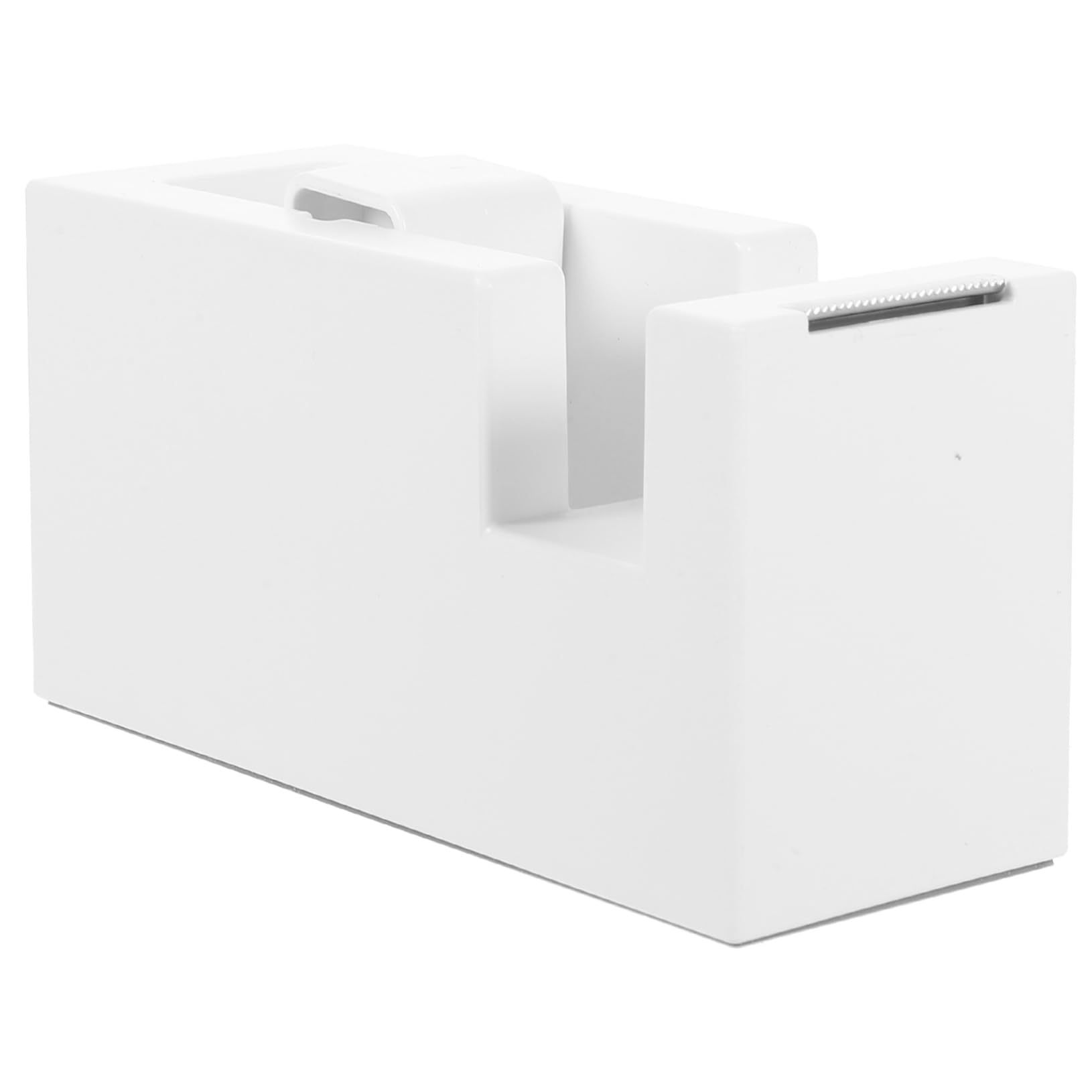 jojofuny 3 Pezzi distributore di nastro cucina Titolare scrivania porta nastro Cutter simpatico dispenser di nastro adesivo porta nastro da scrivania carino AbS bianca
