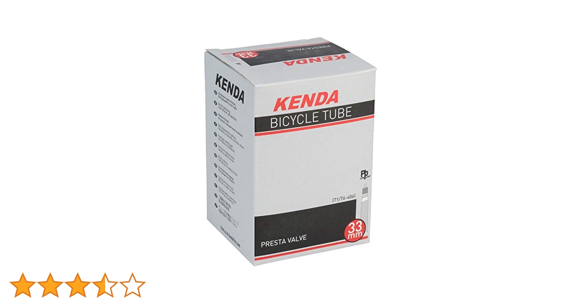 Amazon | Kenda 20インチ x 1.1-3.0 チューブ: 32mm 固定仏式