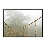 IKEA Bjorksta Picture and Frame Jungle Journey Black 491.734.95 Size 55x39 ¼ '
