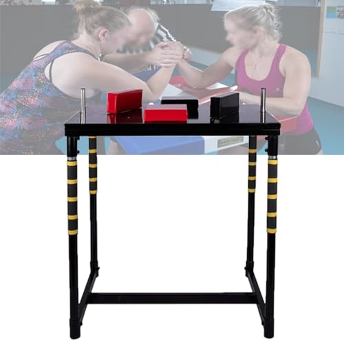 Mesa de Combate de pulseada estándar, máquina de pulseada Profesional, Potente y Duradera, Equipo de Entrenamiento de competición, Gimnasio, Club de Fitness(Negro)