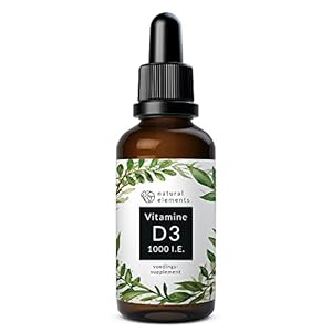 Vitamine D3 – 1000 I.E. per druppel – 50 ml (1750 druppels) – In kokosolie met middellange vetzuurketens – Hoge dosering…