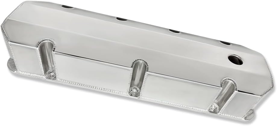 Tall Fabricated Valve Covers Polished Aluminum For Chevy Big Block Engines 396-502 1965-1995
